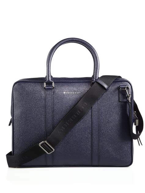 burberry briefcase blue|Burberry briefcase men.